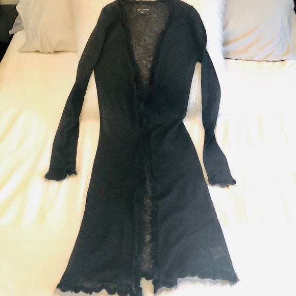 TALULA BABATON | ARITZIA Mohair Long Open Sweater - Picture 2 of 10